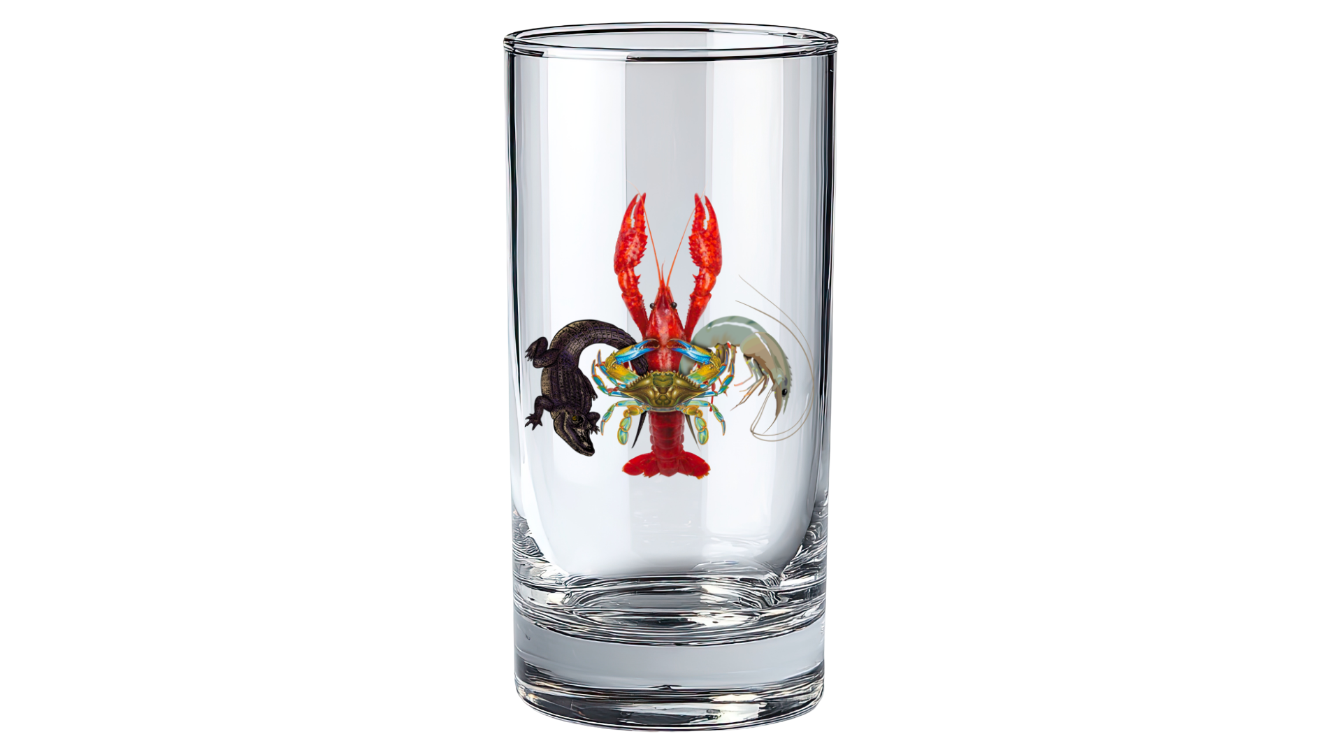 Louisiana Seafood Shot Glass