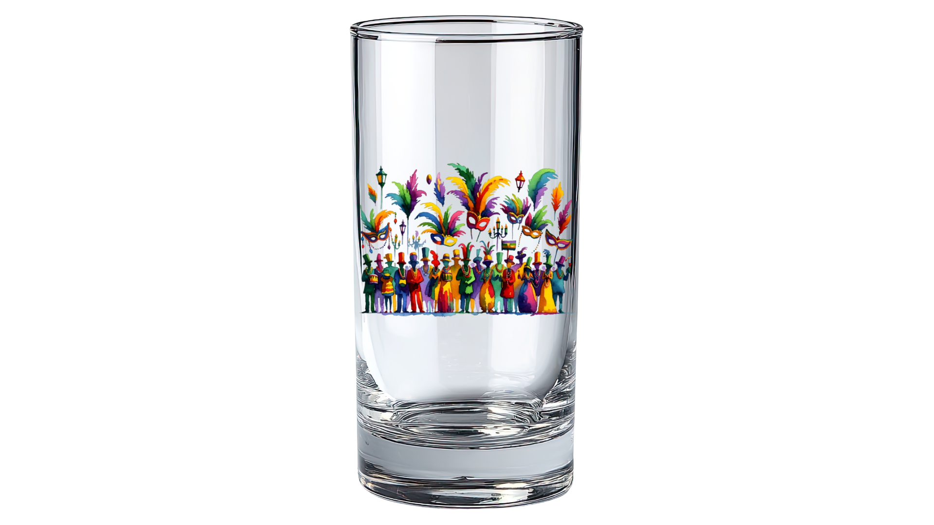 Mardi Gras Shot Glass